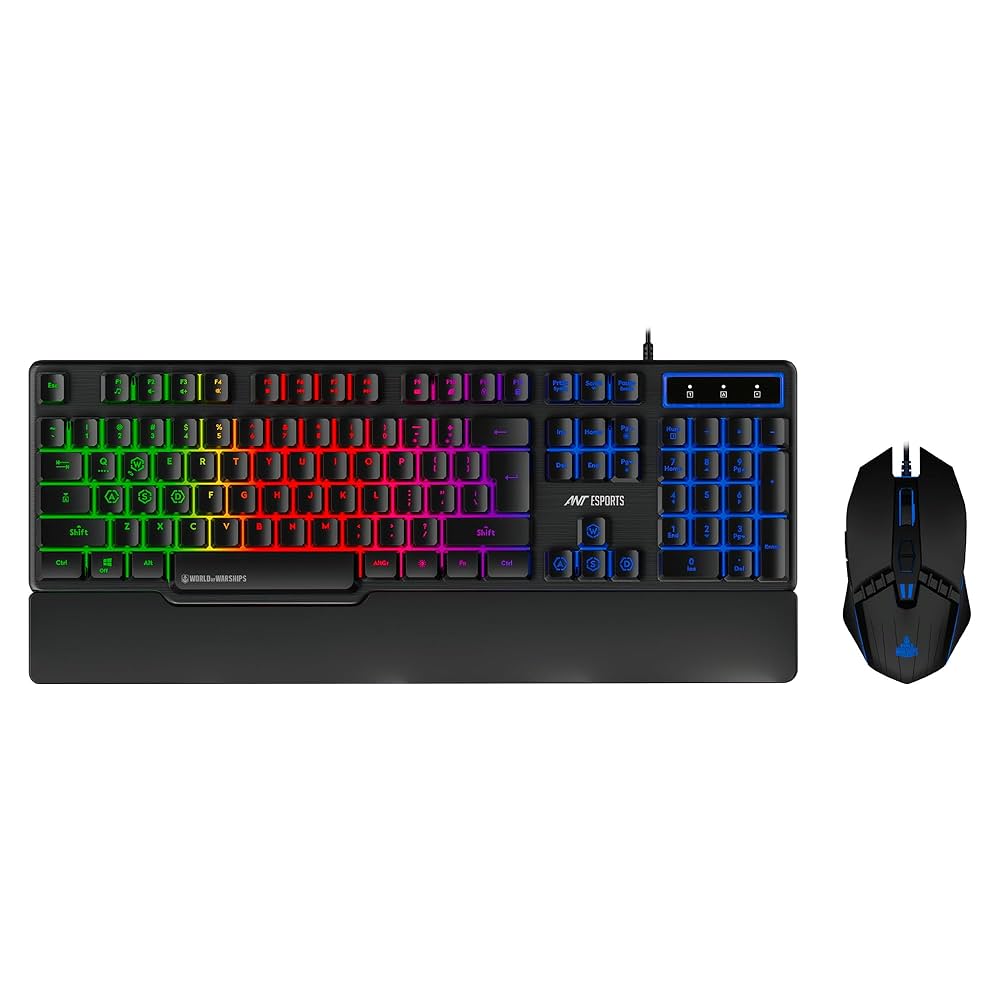 A gamer's hands on the best gaming keyboard with RGB under 1000, illuminated in multiple colors