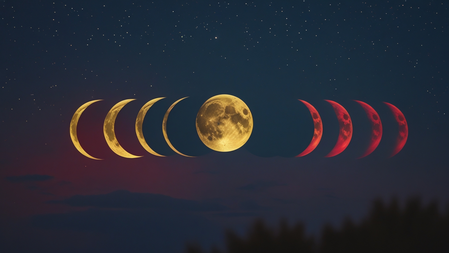 पूर्ण चंद्र ग्रहण Total Lunar Eclipse